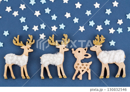 Deer family Deer family 130832546