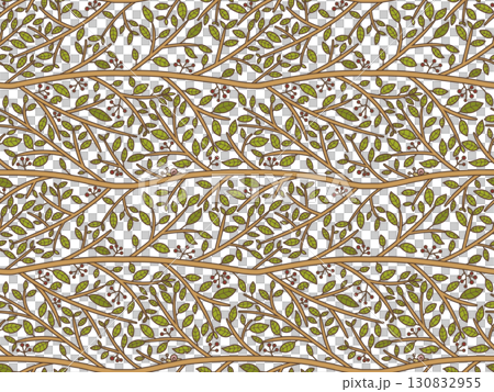 樹枝的無縫圖案 D-1' 樹枝的無縫圖案 D-1' 130832955