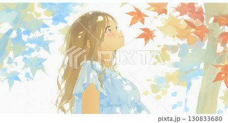 くつろぐ女の子 くつろぐ女の子 130833680