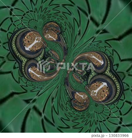 Turkish embroidery and batik art work for screen printing carpet, rug, fabric, tiles and flooring. Pattern design for the home decor, wrapping paper, curtains, wall covering etc 130833966