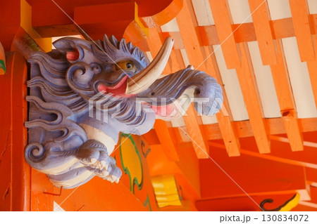龍泉寺 本堂木鼻の龍 尾張四観音 龍泉寺 本堂木鼻の龍 尾張四観音 130834072