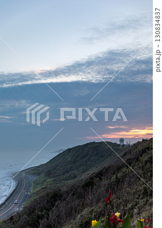 静岡県御前崎市御前崎 太平洋の風景 静岡県御前崎市御前崎 太平洋の風景 130834837
