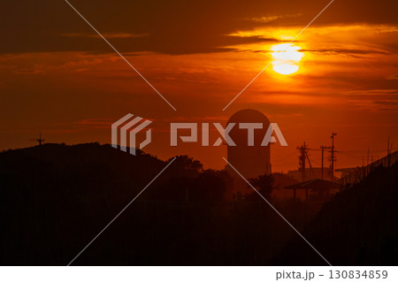 静岡県御前崎市御前崎 太平洋の風景 静岡県御前崎市御前崎 太平洋の風景 130834859