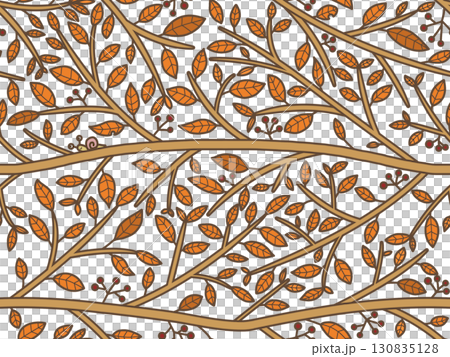 Seamless pattern of tree branches (Autumn) J-1 Seamless pattern of tree branches (Autumn) J-1 130835128