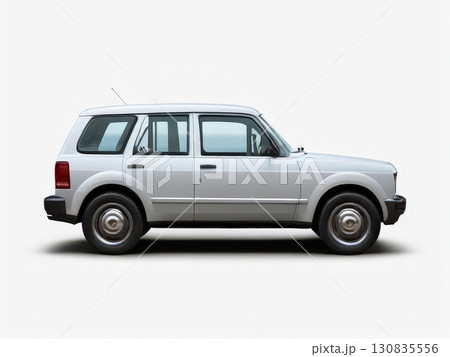 an AI Image Generator, Elegant Line Art of Modern Sedan Car 130835556