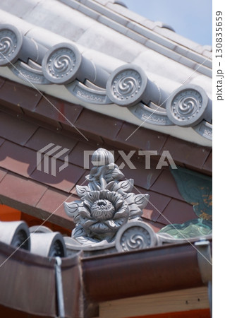 龍泉寺 本堂の装飾瓦 尾張四観音 龍泉寺 本堂の装飾瓦 尾張四観音 130835659