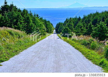 白い道 (北海道稚内市宗谷村宗谷) 白い道 (北海道稚内市宗谷村宗谷) 130835913