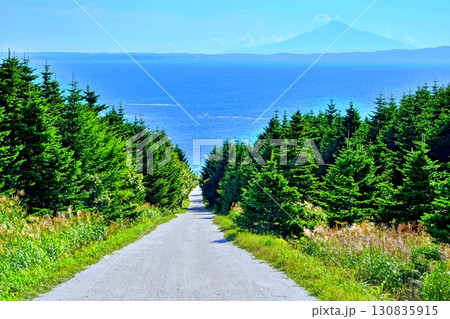 白い道　（北海道稚内市宗谷村宗谷） 130835915