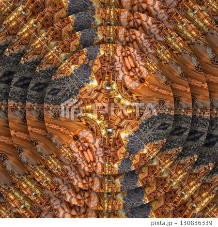 Artistic print design with candle light shadow effects for celebrating Jews Hanukkah festival. Decorating art for table cloth, banner, poster, invitation card, flyer background printing 130836339