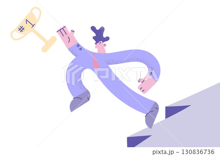 Aspirating goal and successful career concept Aspirating goal and successful career concept 130836736