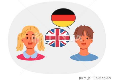 Multilingual communication of children communicating thanks to knowledge of english and german Multilingual communication of children communicating thanks to knowledge of english and german 130836909