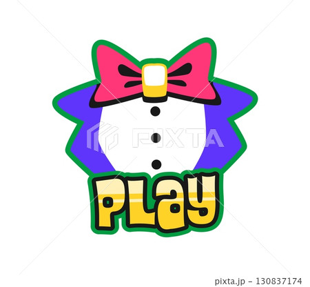 casino gambling play Y2K groovy retro sticker. Casino luck Y2K vector sticker, poker fortune 60s patch. Gambling game groovy tag or label with casino dealer tuxedo costume and bow tie casino gambling play Y2K groovy retro sticker. Casino luck Y2K vector sticker, poker fortune 60s patch. Gambling game groovy tag or label with casino dealer tuxedo costume and bow tie 130837174