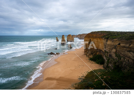 Majestic Twelve Apostles along the Great Ocean Road in Australia 130837585