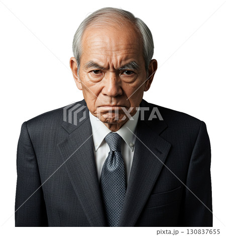 怒っているおじいさん 怒っているおじいさん 130837655