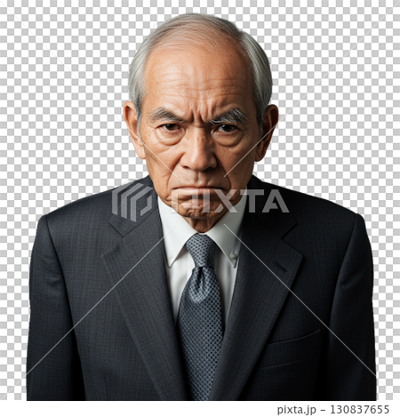 怒っているおじいさん 怒っているおじいさん 130837655