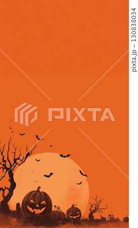 ハロウィン背景 Halloween_background_017sp ハロウィン背景 Halloween_background_017sp 130838034