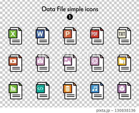 Simple Icon Collection File Simple Icon Collection File 130838136