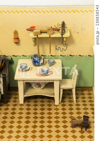 Miniature Kitchen Displaying Vintage Charm in Jaromerice nad Rokytnou, Czechia Miniature Kitchen Displaying Vintage Charm in Jaromerice nad Rokytnou, Czechia 130838543