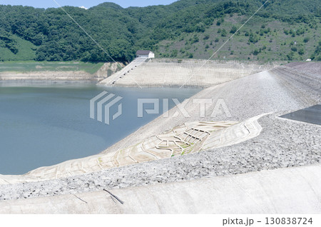 渇水した二ツ石ダム 渇水した二ツ石ダム 130838724