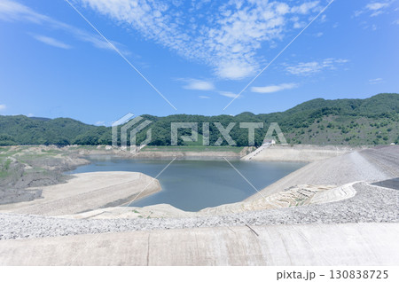 渇水した二ツ石ダム 渇水した二ツ石ダム 130838725