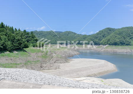 渇水した二ツ石ダム 渇水した二ツ石ダム 130838726