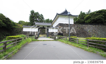 曇りの皇居の秋 130839756