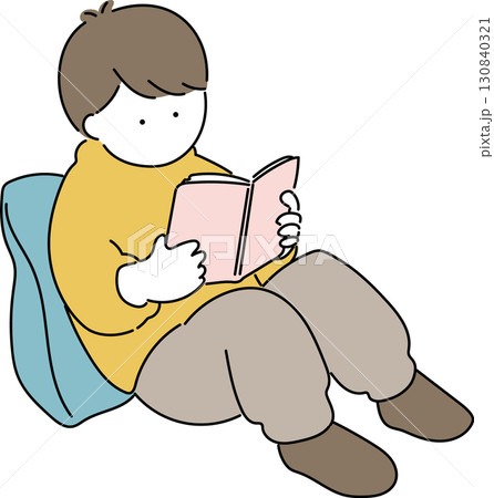 子供と秋の生活_読書 130840321