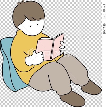 子供と秋の生活_読書 130840321