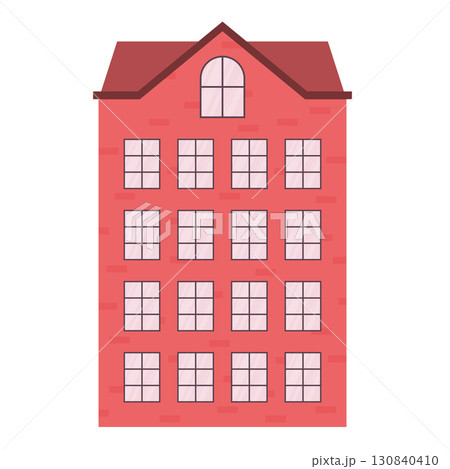 pink modern house pink modern house 130840410