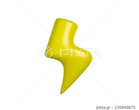 simple yet striking design suggests a symbol of power, speed, or energy 130840673