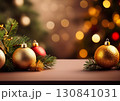 クリスマスの飾りの背景 130841031