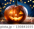 ハロウィンのかぼちゃのランタン 130841035