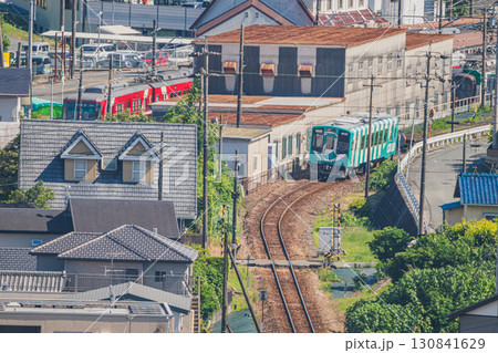 浜松市の街並みと天竜浜名湖鉄道の西鹿島駅の風景(静岡県) 浜松市の街並みと天竜浜名湖鉄道の西鹿島駅の風景(静岡県) 130841629