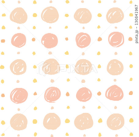 手描きハーフトーンのドットミックス背景 130841967