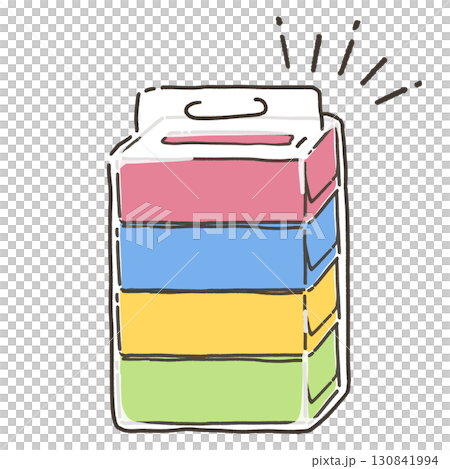 ティッシュペーパーのイラスト 130841994
