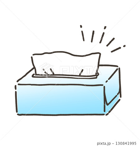 ティッシュペーパーのイラスト 130841995