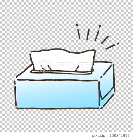 ティッシュペーパーのイラスト 130841995