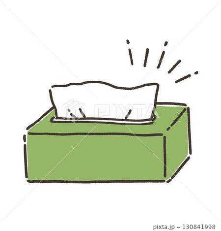 ティッシュペーパーのイラスト 130841998