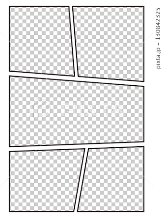 Comic frame illustration Comic frame illustration 130842325