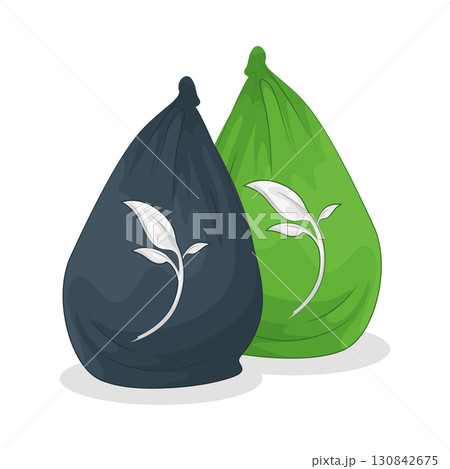 Illustration of eco bag 130842675