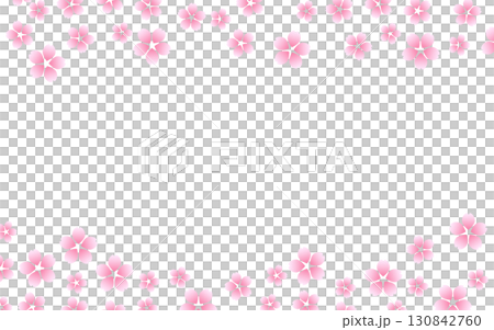 Cherry blossom Japanese pattern frame Japanese background design 130842760