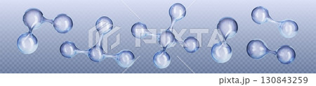 Chemical atom 3d molecular structures 130843259