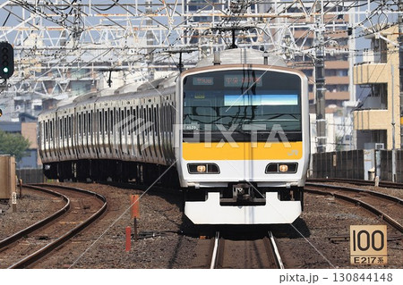 【JR東日本】E231系500番台（総武線：市川駅） 130844148