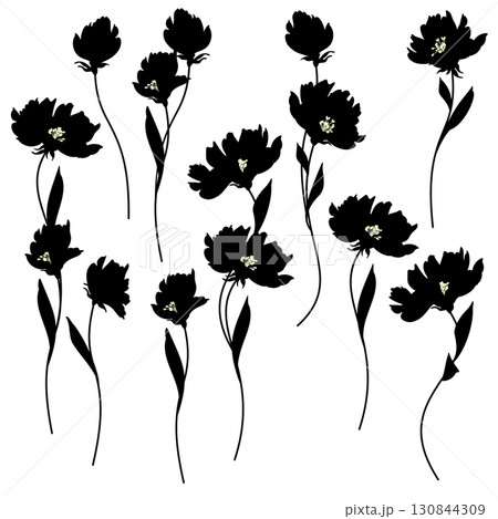 使いやすく可愛い花素材集, 130844309