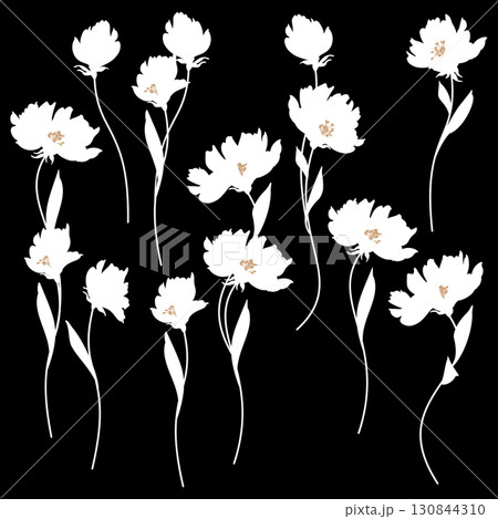 使いやすく可愛い花素材集, 130844310