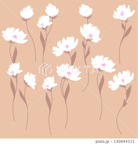 使いやすく可愛い花素材集, 130844311