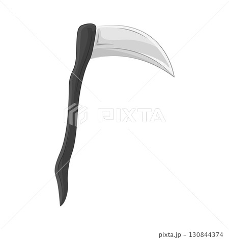 Illustration of scythe Illustration of scythe 130844374