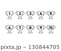 優勝カップ　アイコンセット 130844705