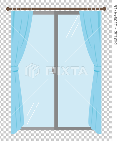 Curtain illustration 130844716