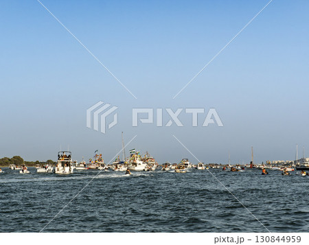 Punta Umbria, Spain 08.15.2025 Feria del Carmen celebration of Virgin of Carmen 130844959